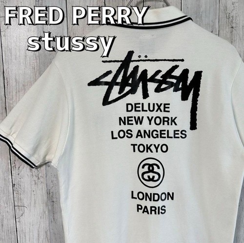 Stussy fred perry polo shirt - stussy, l